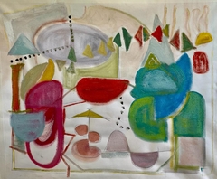 90 x 100 cm, Mixta sobre tela