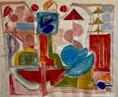 90 x 100 cm, Mixta sobre tela