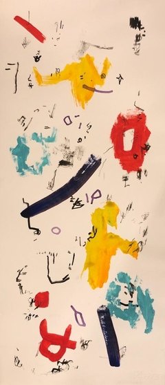 70 x 31 cm, Acrílico y Acuarela sobre papel