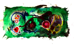 80 x 150 cm, Mixta sobre tela