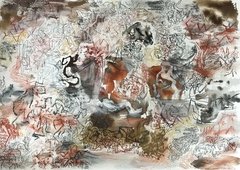 26 x 36 cm, Técnica mixta sobre papel