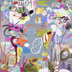150 x 150 cm, Acrílico sobre tela