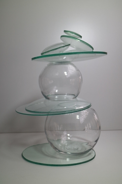 25 x 21 x 34 cm, Vidrio soldado