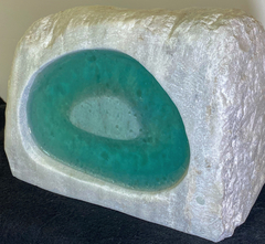 23 x 10 x 16 cm, Mármol de carrara y resina
