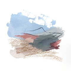 30 x 30 cm, Técnica mixta sobre papel