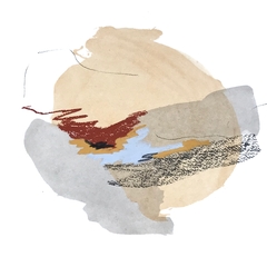 30 x 30 cm, Técnica mixta sobre papel