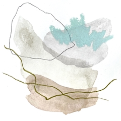 30 x 30 cm, Mixta sobre papel