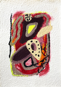 50 x 35 cm, Mixta sobre papel