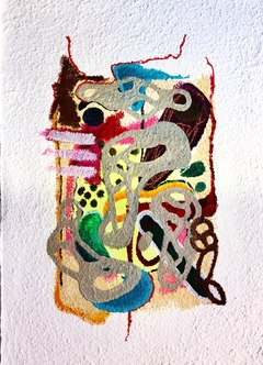 100 x 70 cm, Mixta sobre papel