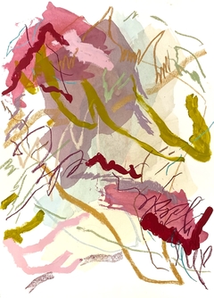100 x 70 cm, Mixta sobre papel