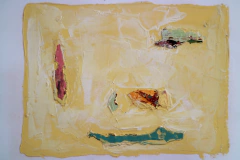 26 x 33 cm, Mixta y óleo sobre papel