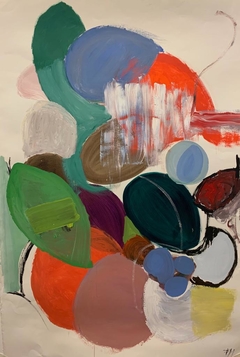 100 x 70 cm, Acrílico sobre papel