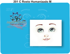 201/C - Stencil Rostinho Humanizado G