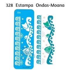 328 - Estampa Ondas-Moana