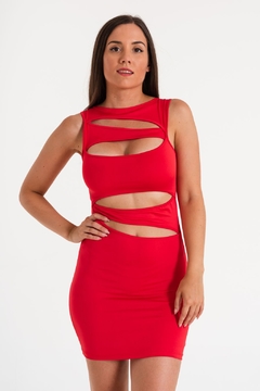 Vestido ZAGREB Rojo - comprar online