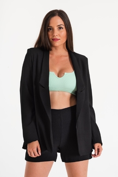 Blazer GIRONA Negro tramado