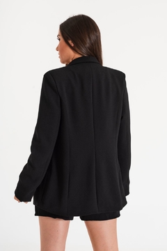 Blazer GIRONA Negro tramado - comprar online
