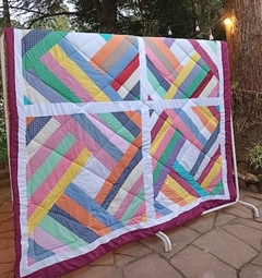Colcha artesanal em patchwork - Quadros na internet