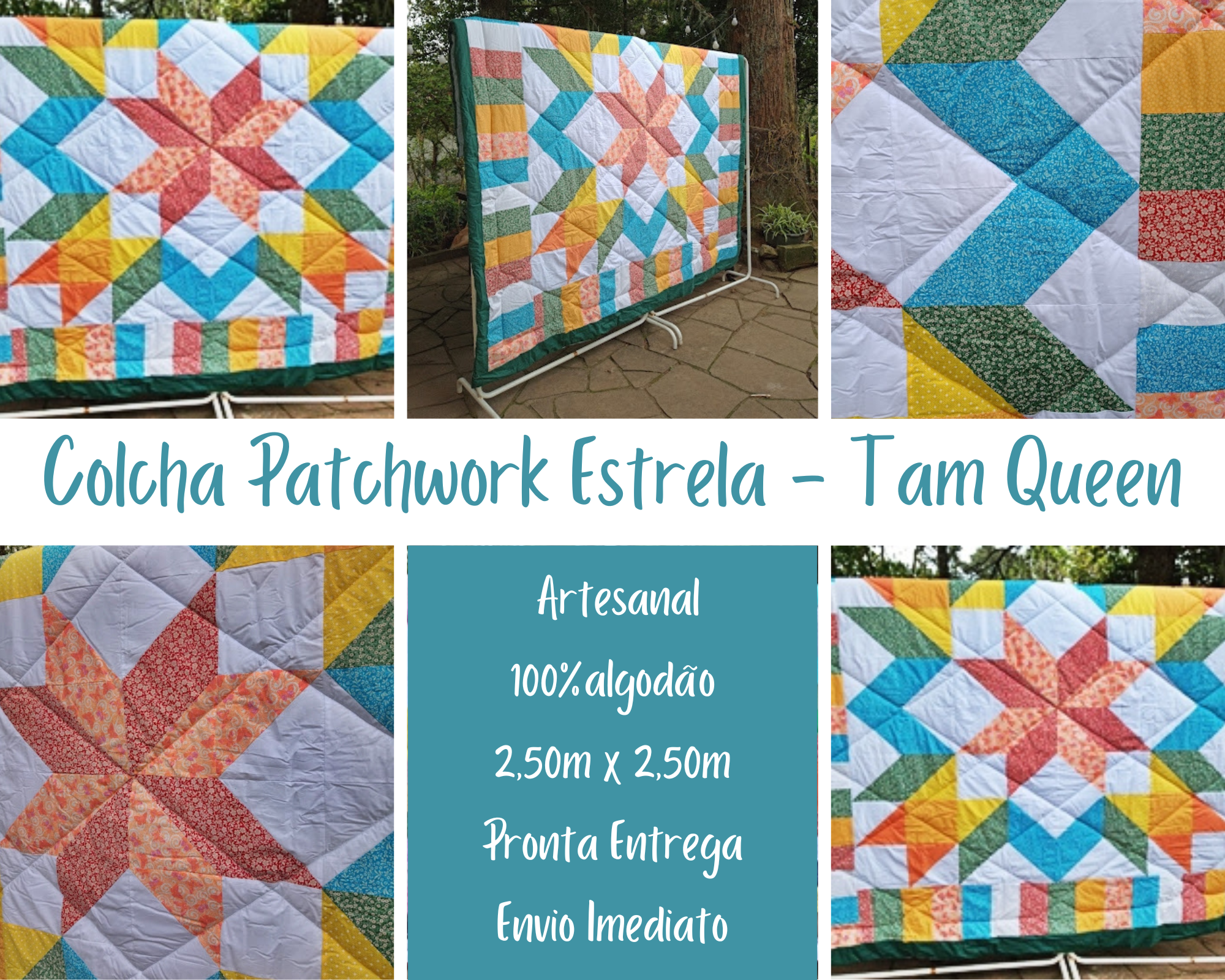 10 Colchas de patchwork modernas y coloridas • El Patchwork