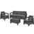 Set corfu lounge 3 cuerpos - Marca Keter