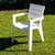 Silla Jardín Ibiza con apoyabrazos Blanca keter