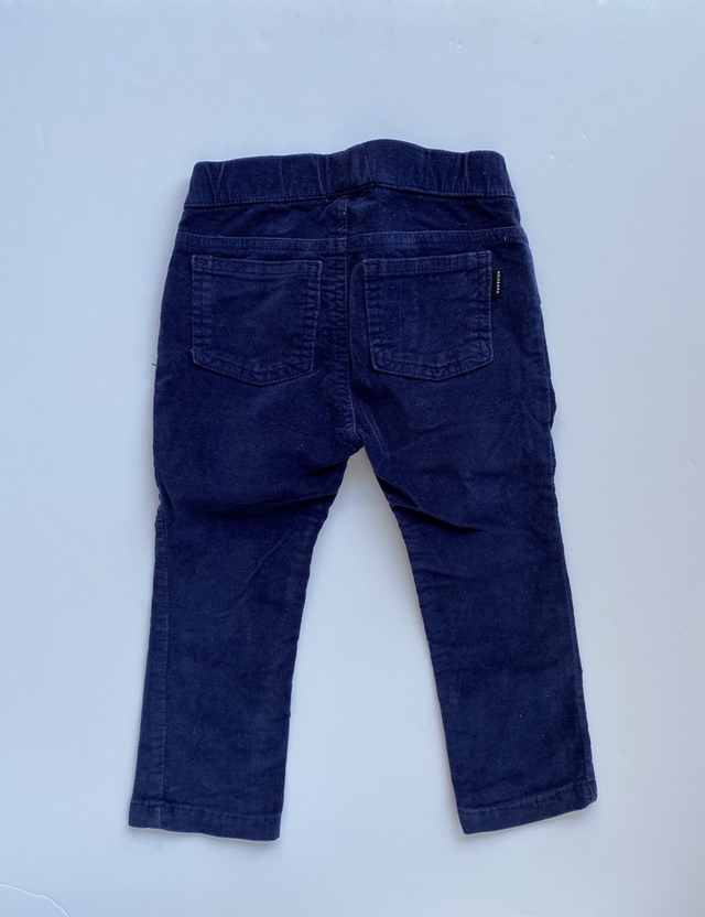 Little Akiabara - Pantalon corderoy (T:24Meses) Azul Marino - comprar online