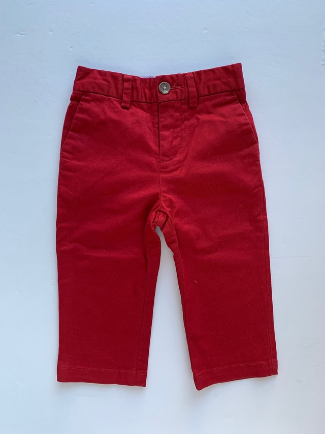 Polo Ralph Lauren- Pantalon de gabardina (T:12M)