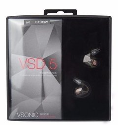 Fone In-ear Profissional Bass Hifi Vsonic Vsd5 Monitor Som