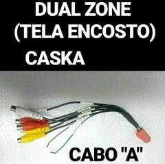 Cabo Chicote Vídeo Dual Zone Caska Buster 10 Pinos Letra A