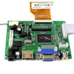 Tela Lcd 9 Pol Cubieboard Raspberry Pi Hdmi Vga Av Controle - loja online
