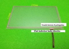 Touch Screen Central Multimídia 8 Inferior Lado Direito