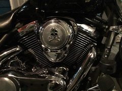 Emblema Adesivo Caveira Grande Skull 3d Carro Moto Metal - comprar online