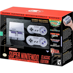 Mini Console Super Nintendo Classic Edition + 2 Controles + 21 Jogos (Digitais) Original (cópia)
