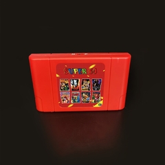 Novo super 64 retro cartão de jogo 340 em 1 cartucho de jogo para n64 vídeo game console