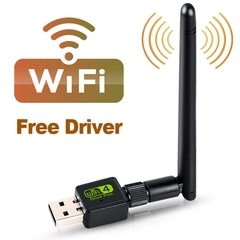 Adaptador de antena wi-fi, usb, dongle ethernet, mt7601, driver para pc, laptop, desktop