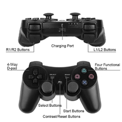 Imagem do Controle bluetooth, sem fio, para sony ps3, pc, ps3 mando, sixaxis, controle, acessórios para jogos, joystick