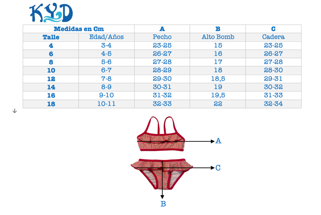 Bikini Abril Comprar en KYD Trajes de Baño