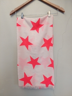 Pañuelo crudo con estrellas flúo - visitaelalmacen