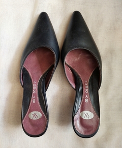Zapatos Negros Sin Talón - T.35