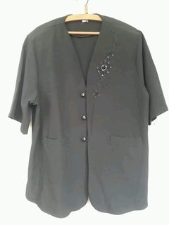 Chaqueta Negra De Vestir - Talle Xl