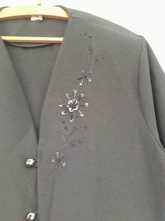 Chaqueta Negra De Vestir - Talle Xl - comprar online