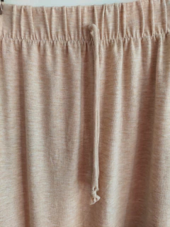 Pollera larga beige - comprar online