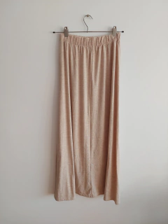 Pollera larga beige en internet