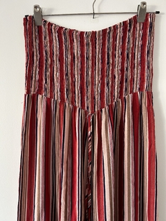 Mono largo strapless palazzo - comprar online