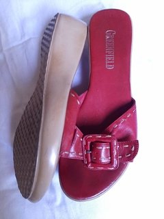 Sandalias rojas Greenfield - Talle 38 - comprar online