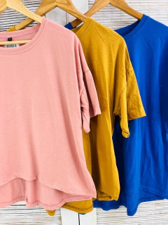 Remera mangas cortas oversize dama