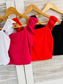 Top musculosa morley con voladitos (T. Aprox: M)