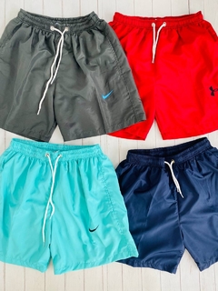 Short baño hombre con suspensor liso - comprar online