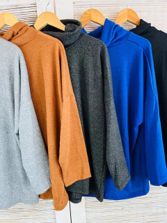 Sweater polerón dama lanilla (T. Aprox L/XL)