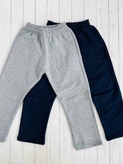 Jogging recto niño algodón con friza